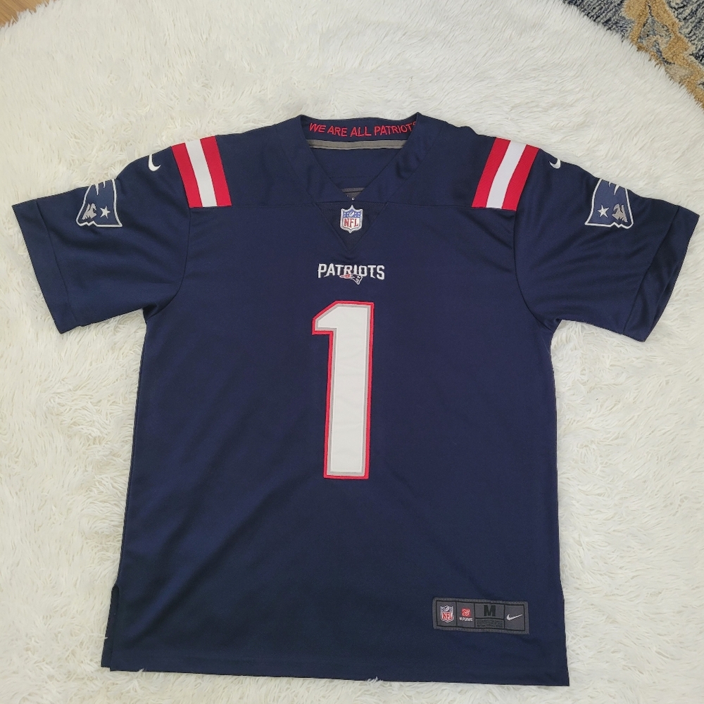 Nike NFL Men's Cam Patriots Newton Football Jersey